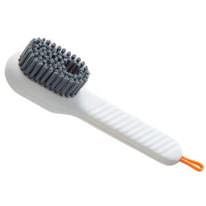 Kefe ruha és cipő tisztítására adagolóval, puha, fekete, műanyag