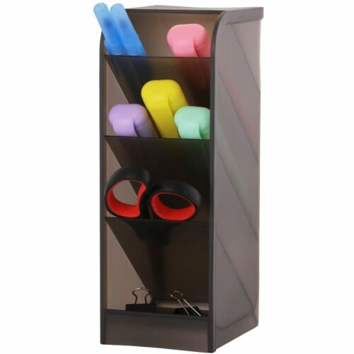 Többfunkciós műanyag íróasztal-rendező, 7,4x20,3x9 cm, négy rekeszes 113999885