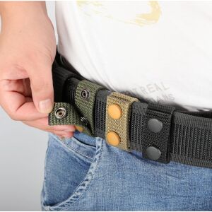 Taktikai nylon övcsat két csattal, 4 db-os készlet