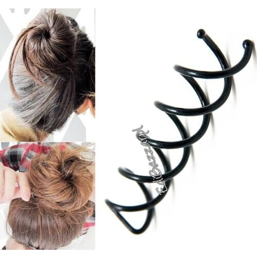 SPIN PINS Csavaros hajcsipesz gyorskontyhoz, fekete, 1 db 114001331