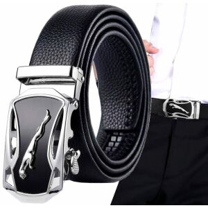 Automata öv minőségi műbőrből, fekete, szélessége 3,5 mm, hossza 130 cm - 1. változat