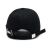 Fekete állítható méretű unisex sapka szellőzőnyílásokkal és átlapolt betűkkel 114004835