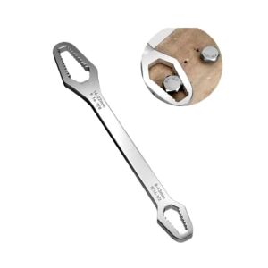 Kétfejű dugókulcs 8-22 mm, króm-vanádium sebészeti acél, hossza 23 cm