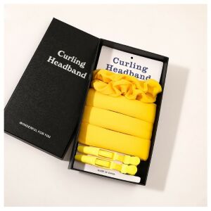 Hajhenger hőmentes fóliázáshoz, sárga, 100 cm x 3 cm