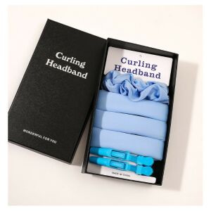 Hajhenger melegítés nélkül, 100 cm, gumiszalaggal és klipsszel