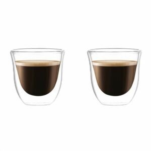 2er-Set Kaffeegläser, doppelwandig, Borosilikatglas, 70 ml 114006624 - Gläser
