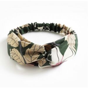 Szövet turbán O325WZ8, szélessége 4 cm, gumiszalagon