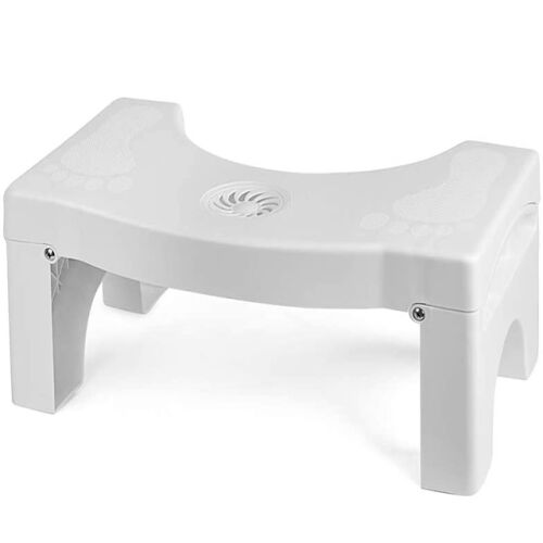 Linomag® skladacie WC sedadlo, proti zápche a hemoroidom, WC zdvihák do skrčenej polohy, výška 17,5 cm, biela 114007578