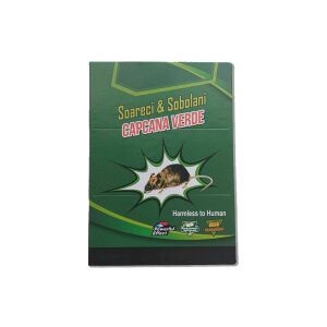 Capcană cu lipici pentru șoareci și șobolani, netoxică, reutilizabilă, pentru uz interior și exterior, verde - Articole antidăunători