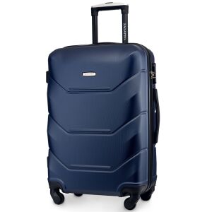 Közepes kocsi, Zagatto®, Kék, 65x42x26 cm, Alumínium teleszkópos nyél, 4 kerék 360, Űrtartalom 60L, Oldalvédő lábak, Digit, ZG504 ABS B D.Kék 114008798 - Öltözködés kiegészítő