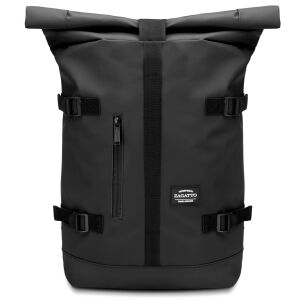 Rucsac de curierat – Rolltop, urban, de scoala, de dama, barbat, turistic, 46/62x40x15 cm, negru A4, Zagatto, ZG862 114009585 - Valize și genți
