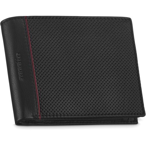 Portofel barbati, Zagatto®, ZG-N992-F14, Fabriano, Piele naturala, 9.5x12.5x2 cm, Negru 114009884