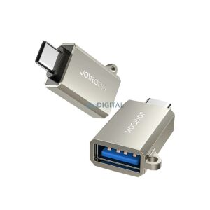 Joyroom S-H151 Type-C - USB-A adapter - silver 114020011 - USB Adapter