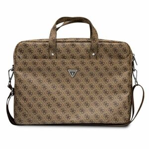 Guess Saffiano 4G Triangle Logo táska 16"-os laptophoz - barna 114024064 - Laptop táska és tok