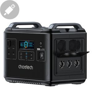 Choetech BS006 Super Mini 2000W töltő dokkoló fekete 114024591 - Elem & akkumulátor
