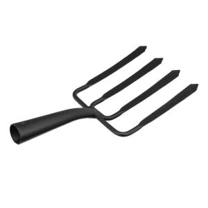 SIBRTEH 190x220mm 4 ágú kovácsolt ásó villa nyél nélkül 137259736 - Kézi kerti szerszám