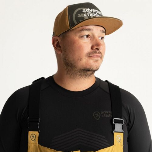 ADVENTER CAP KHAKI WITH A STRAIGHT FLAP 114029167