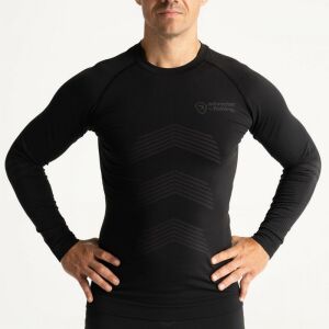 ADVENTER UNDERSHIRT STEEL & BLACK ALÁÖLTÖZŐ XS-S 121463746 - Férfi hosszú ujjú felső