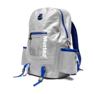 MUSTAD DAYBREAK DRY TRADITIONAL BACK PACK 30L GRAY/BLUE 114029185 - Horgásztáska & botzsák
