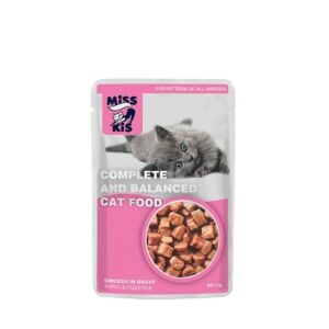 Carpathian Nedves Macskaeledel, Miss Kis, Csirkével, Junior, 80 gr 114029751 - Carpathian