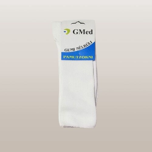 Gmed gumi nélküli pamutzokni fehér 41-43 114032496