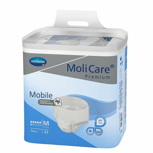 MoliCare Premium Mobile inkontinencia nadrágpelenka, M méret, 14 db