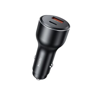 Yesido Y65 autós gyorstöltő – 118W, PD 100W + QC 18W, alumínium ház 114035317 - Autós töltő