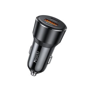 Yesido Y64 autós gyorstöltő – 50W, PD 30W + USB 20W, alumínium ház 114035319 - Autós töltő