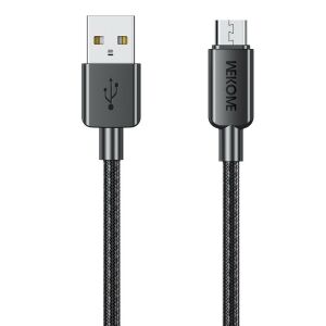 Wekome WDC-03 Micro USB kábel – 3A, 480 Mbps, 1.0 m, fekete 114035343 - USB kábel