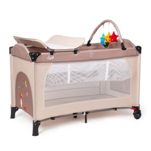 Juju Sleepy Baby Összecsukható kiságy, 2 szint, Sweet Dreams 114036078 - Utazóágy és Kiegészítői