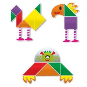 Tangram fantasy mágneses játék