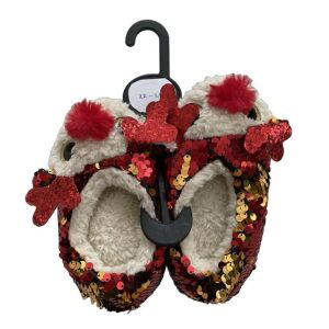 Flitteres rénszarvas mamusz - 22-23 (ÚJ) 130070515 - Puhatalpú cipő, kocsicipő