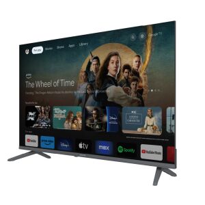 Aiwa 32GO40804HD Infinity X Series Google TV s rozhraním Google TV, ktoré zobrazuje populárne streamovacie aplikácie, ako sú Netflix, Prime Video, Disney+, Apple TV, Max, Spotify a YouTube Music - Televízory