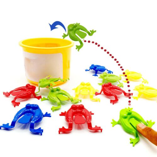 Ugráló Béka Fidget Játék, Célzás a vödörre - Játék