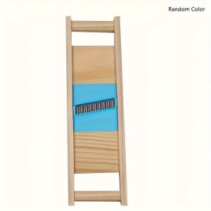 Fa Rácsos Burgonyaszeletelő - Zöldség Aprító - 35cm