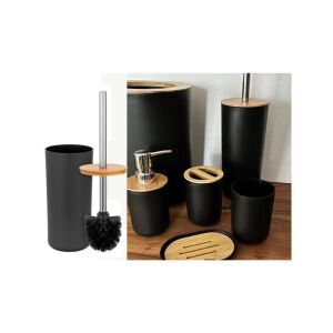 Elegáns Fürdőszoba Szett - 6 db - Fekete