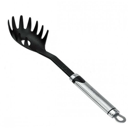 Bergner BG-3063 Spagetti szedő, 32 cm, fekete műanyag rozsdamentes acél nyéllel - Szedőkanál és szedőlapát