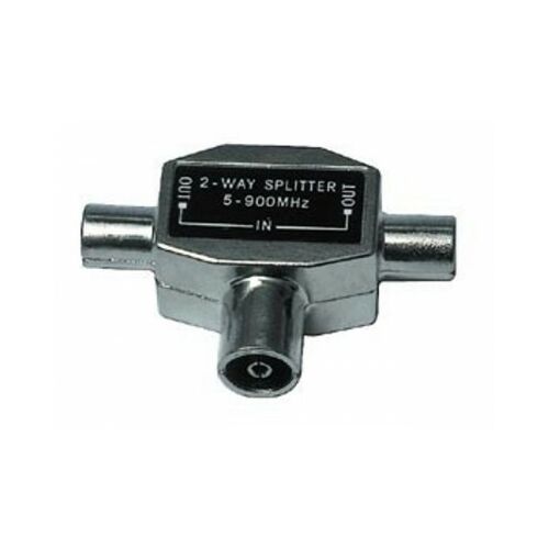 Well T-SPLT FMM Antenna Koax fém elosztó. (aljzat / dugó-dugó)