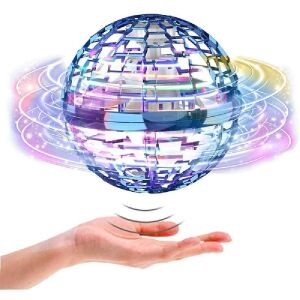 Gyro Ball trükkös LED-es akkumulátoros lebegő labda, USB - 360°-ban forog (BBJ) 114071290 - Szabadtéri ügyességi játék
