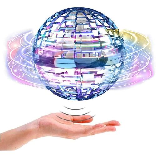 Gyro Ball trükkös LED-es akkumulátoros lebegő labda, USB - 360°-ban forog (BBJ) 114071290