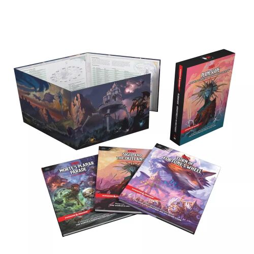 Wizards of the Coast Dungeons & Dragons Planescape: Kalandok a Multiverzumban RPG Játék - DM Képernyő, Térkép és Könyvek - Társasjáték