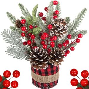 Masă de crăciun piesă centrală decorare birou decorare masă de crăciun 114082595