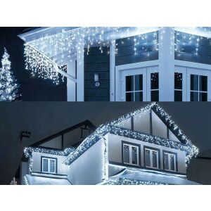 Karácsonyi hideg led fényfüggöny 300 IP44 díszíti a házat karácsonyra - Nonbrand Fényfüzér