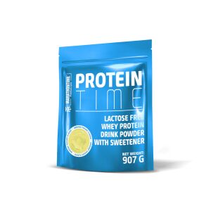 Protein Time - laktázenzimmel dúsított fehérje koncentrátum 907 g - banán joghurt - Marathontime