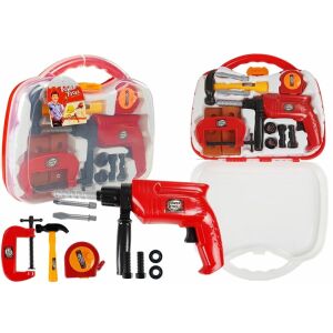 Szerszámkészlet tokban Fúrócsavarok Kalapács 4629 114087667 - Barkácsolás, Autópálya & Parkolóház és Figura