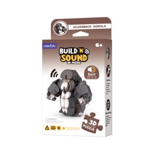 MierEdu - Hangot adó 3D állatos puzzle - Gorilla 114088083 - MierEdu