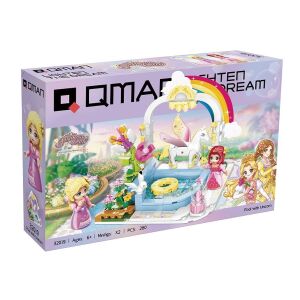 QMAN® 32019 - Zabawka konstrukcyjna basenu Jednorożec - w 100% kompatybilna ze wszystkimi innymi popularnymi markami 131650942 - QMAN Qman