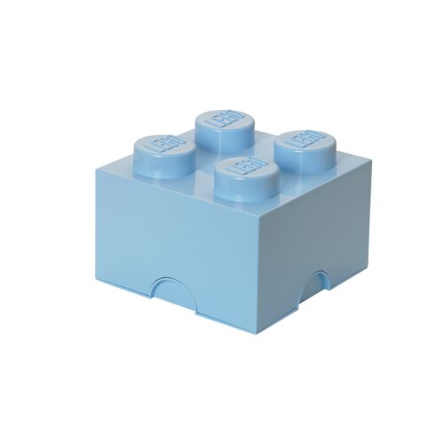 LEGO® Tároló kocka, világos kék, 4-es - Játéktároló doboz és zsák