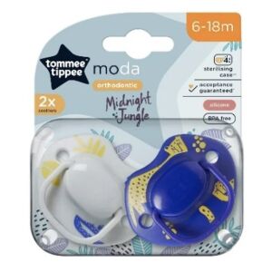 Tommee Tippee Moda játszócumi 2db 6-18hó - szürke/kék 114088941 - Tommee Tippee