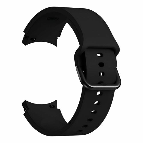 Tech-Protect fekete szilikon csere szíj Samsung Galaxy Watch órához - Okosóra szíj